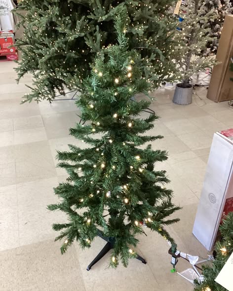 Home Accents Holiday 4 ft. Woodtrail Fir LED Pre-Lit Artificial Christmas Tree