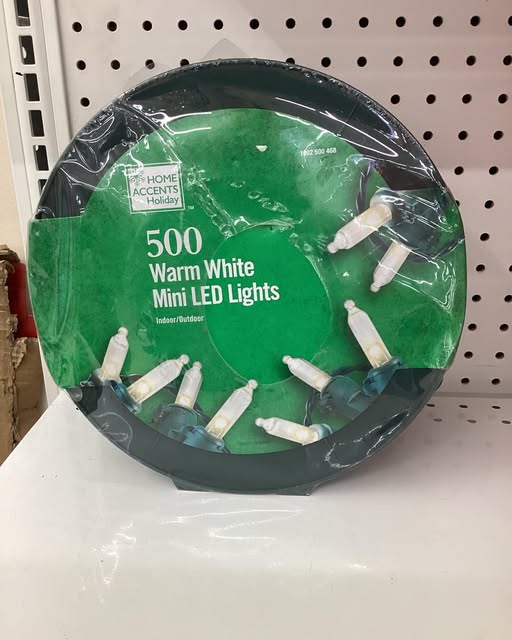 Home Accents Holiday Smooth Mini LED in Spool Warm White | 500 count