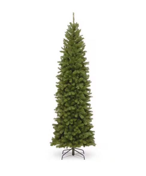 National Tree Company 9-ft North valley spruce Pencil Artificial Christmas Tree
