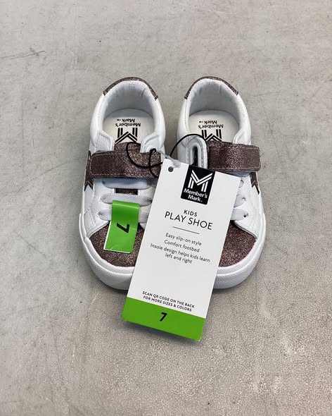 Member's Mark Toddler Girls Play Shoe, Size 7T