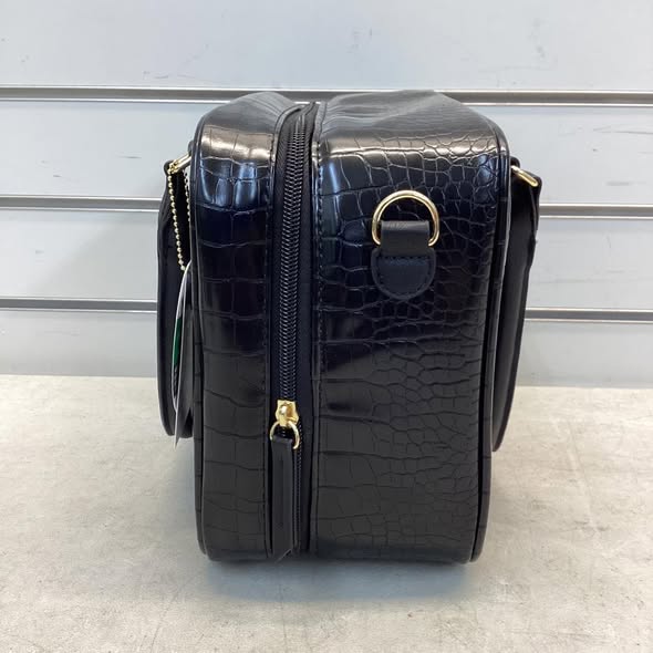 Veronica Jamison Hampton Faux Leather Lunch Tote by Arctic Zone, Lunch Bag with Food Storage & Ice Pack