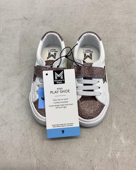 Member's Mark Toddler Girls Play Shoe, Size 9T