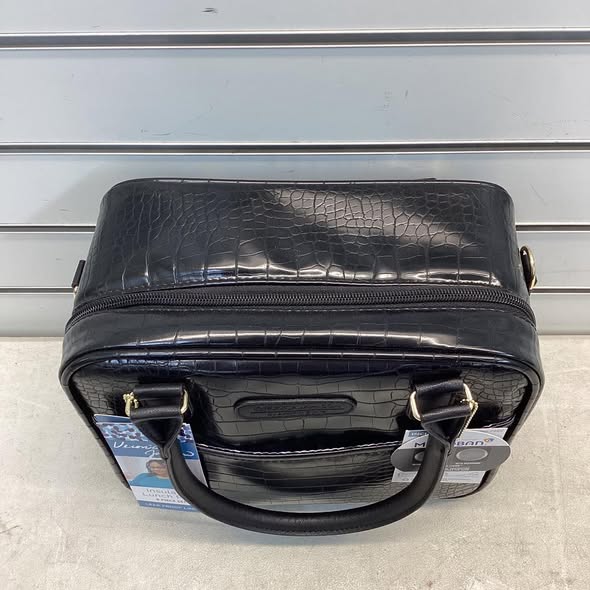 Veronica Jamison Hampton Faux Leather Lunch Tote by Arctic Zone, Lunch Bag with Food Storage & Ice Pack