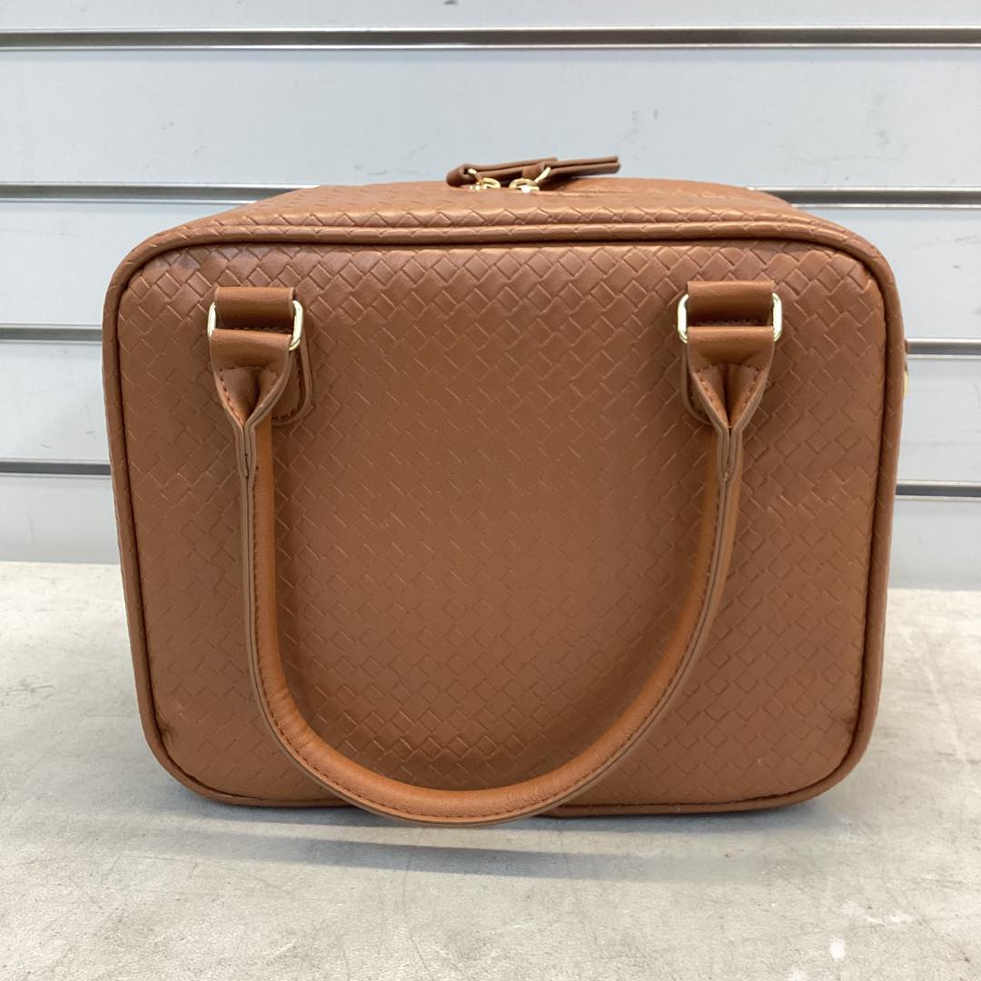 Veronica Jamison Hampton Faux Leather Lunch Tote by Arctic Zone, Lunch Bag with Food Storage & Ice Pack