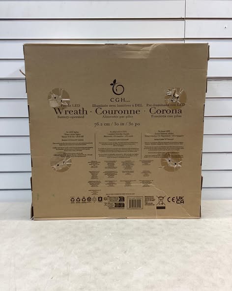 30 in 50 LED lights Christmas wreath