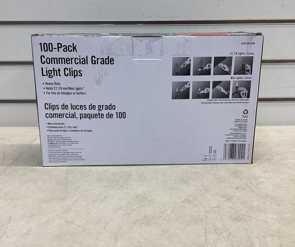 Home Accents Holiday Commercial Grade Light Clips (100-Pack)