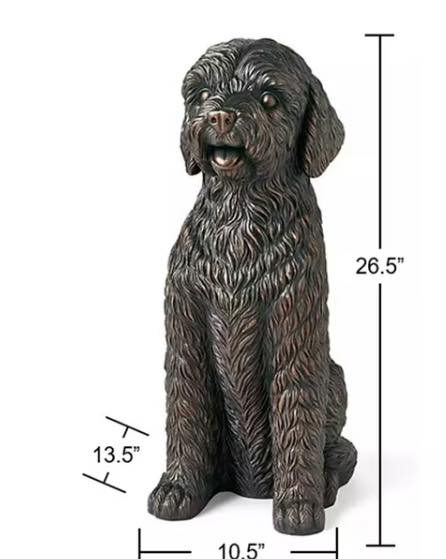 Member's Mark Sitting Doodle Dog Statue