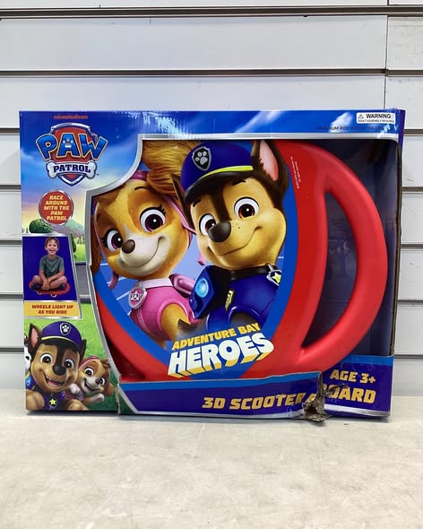 Paw Patrol Scoot Board with Light Up Wheels