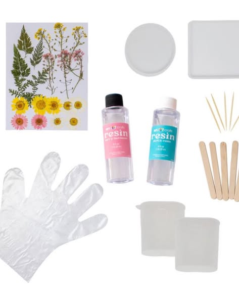 Art 101 Crafts Floral Resin Coasters Kit