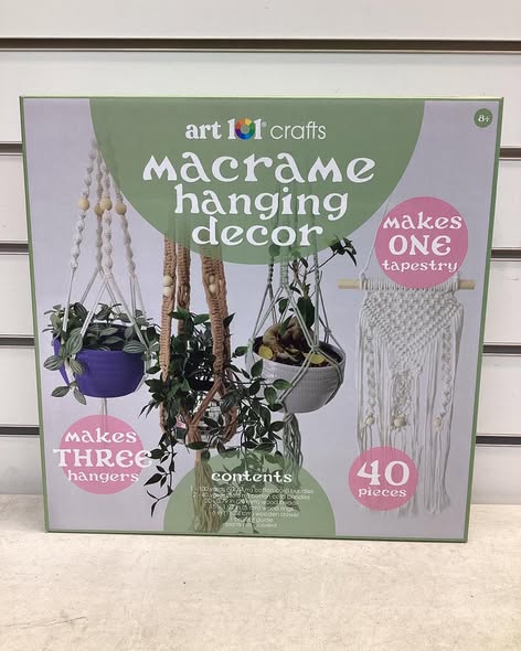 Art 101 Crafts Macrame Hanging Décor Kit
