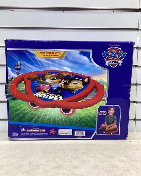 Paw Patrol Scoot Board with Light Up Wheels