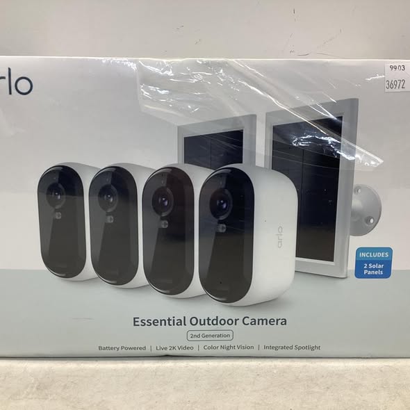 Arlo Wireless 2K HDR Essential 2nd Generation Outdoor Security Cameras, 4pk.