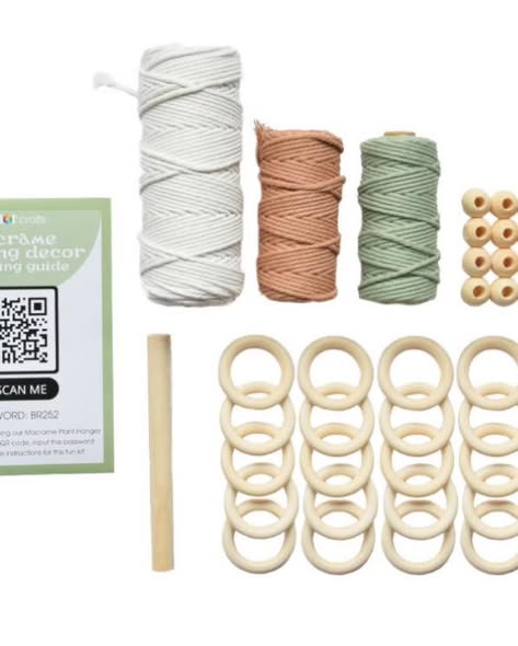Art 101 Crafts Macrame Hanging Décor Kit