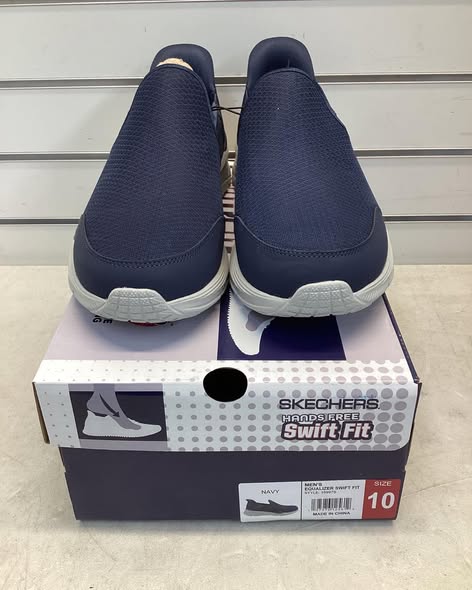 Skechers Men's Equalizer Hands Free Swift Fit Slip-On Sneaker Size 10