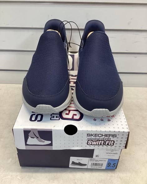 Skechers Men's Equalizer Hands Free Swift Fit Slip-On Sneaker Size 9.5