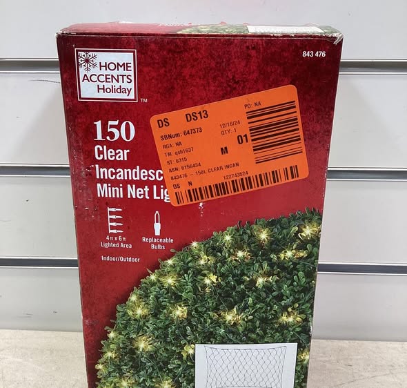 Home Accents Holiday 150 Clear Incandescent Mini Net Lights