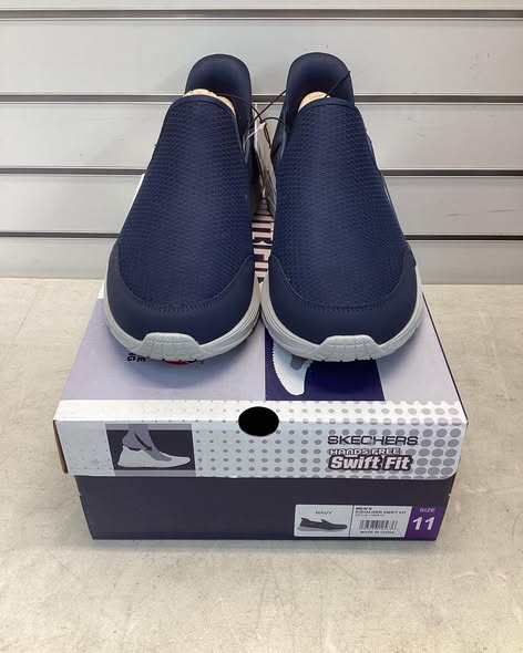 Skechers Men's Equalizer Hands Free Swift Fit Slip-On Sneaker Size 11