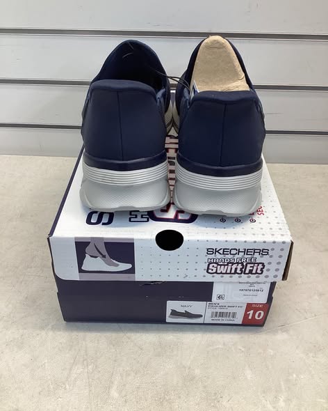 Skechers Men's Equalizer Hands Free Swift Fit Slip-On Sneaker Size 10