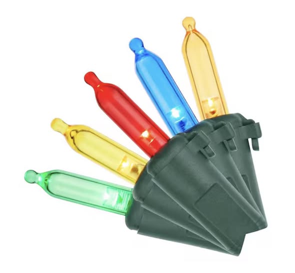 Home Accents Holiday 300 Count Multi-Colored Mini LED Lights