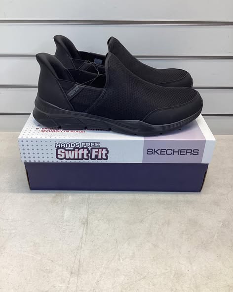Skechers Men's Equalizer Hands Free Swift Fit Slip-On Sneaker Size 12