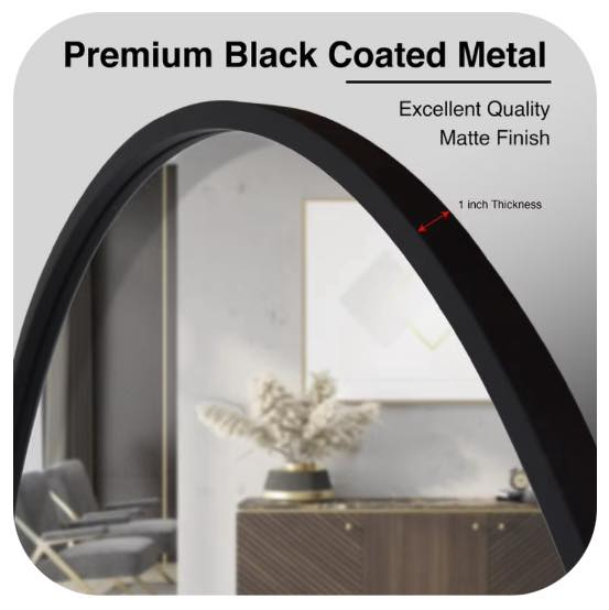 Jill Zarin 36" Elegant Round Metal Wall Mirror