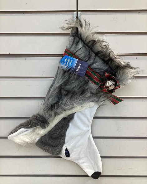 Pronk! Husky Hearth Hound Decorative Dog Christmas Stocking
