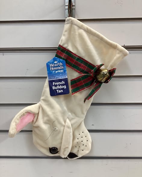 Pronk! French Bulldog Hearth Hound Decorative Dog Christmas Stocking