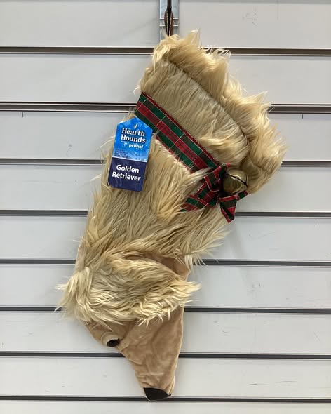 Pronk! Pets Pronk! Golden Retriever Long Hair Hearth Hound Decorative Dog Christmas Stocking