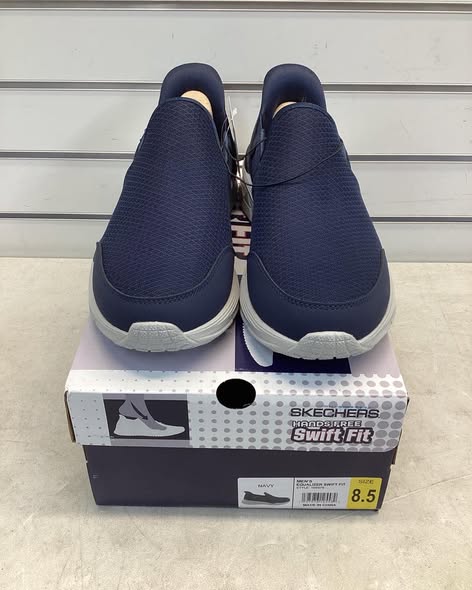 Skechers Men's Equalizer Hands Free Swift Fit Slip-On Sneaker Size 8.5