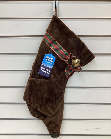 Pronk! Hearth Hounds Chocolate Lab Realistic Dog Stocking