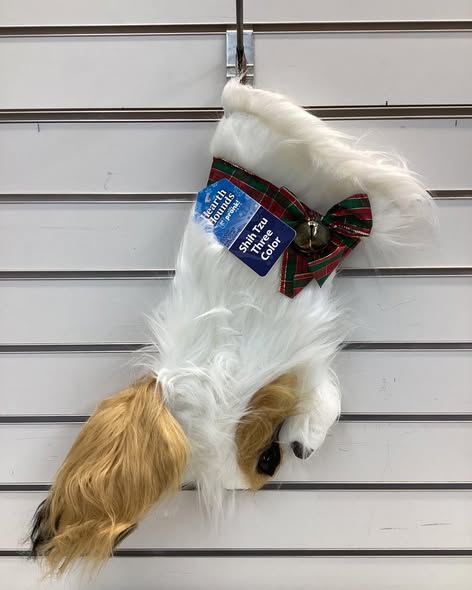 Pronk! Shih Tzu Hearth Hound Decorative Dog Christmas Stocking