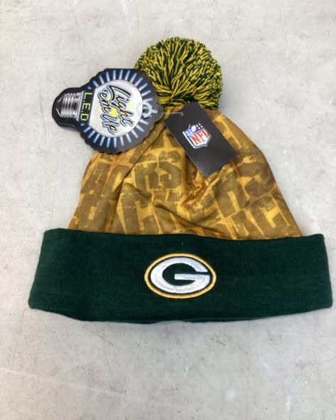 Green Bay Packers NFL LED Light Up LOGO Hat