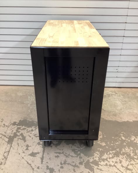 CRAFTSMAN S2000 Series 41-Inch 6-Drawer Steel Rolling Tool Cabinet with Towel Holder and Tray Organizer (Black)