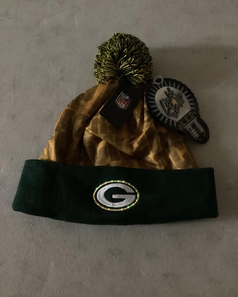 Green Bay Packers NFL LED Light Up LOGO Hat