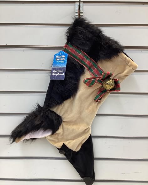 Pronk! German Shepherd Hearth Hound Decorative Dog Christmas Stocking