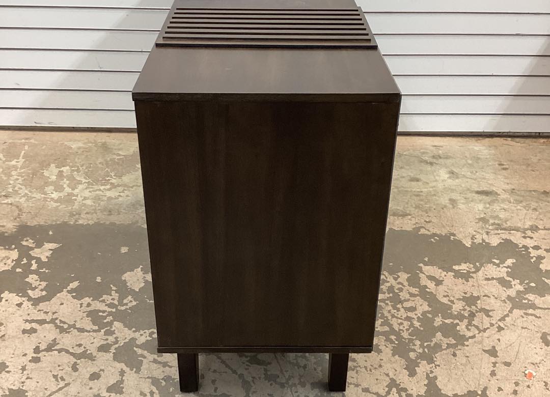 SCOTT LIVING Rosalie 54 in. Freestanding Media Console Wooden Electric Fireplace in Warm Brown Birch