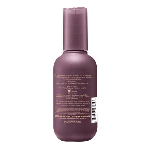 Niches & Nooks Intimate pH Balanced Body Spray & Fabric Fragrance Mist - Soft Clementine - 4.2 fl oz