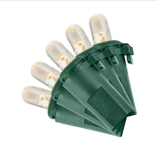 Home Accents Holiday 100 Warm White Dome LED String Lights