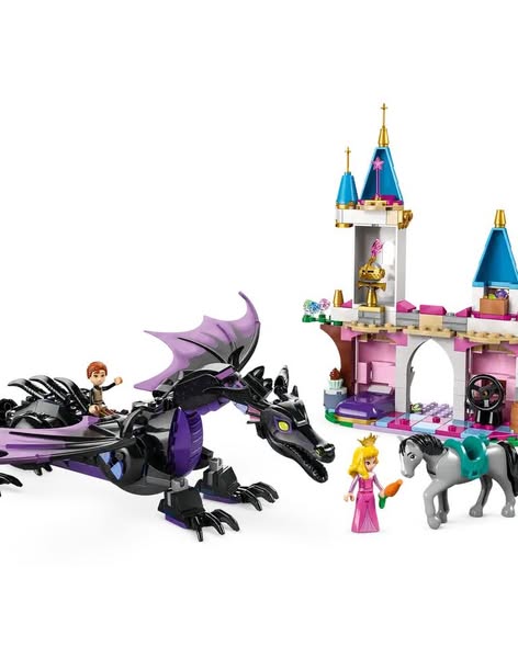 Lego Disney Maleficent’s Dragon Form and Aurora’s Castle
