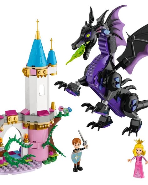 Lego Disney Maleficent’s Dragon Form and Aurora’s Castle