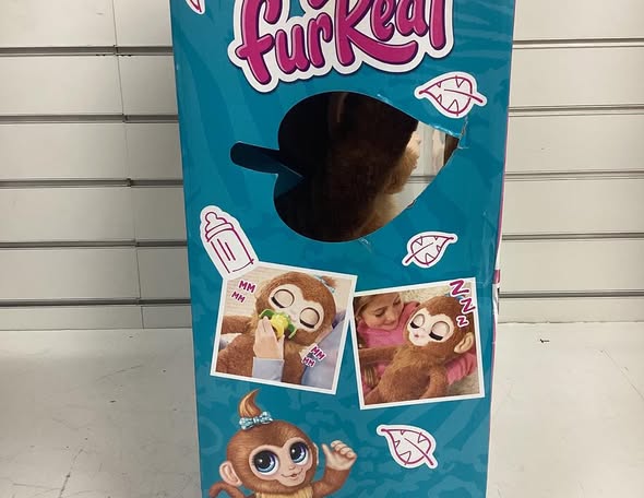 furReal Peanut the Playful Monkey Interactive Toy: FurReal Friends, Polyester Stuffed Zoo Animal