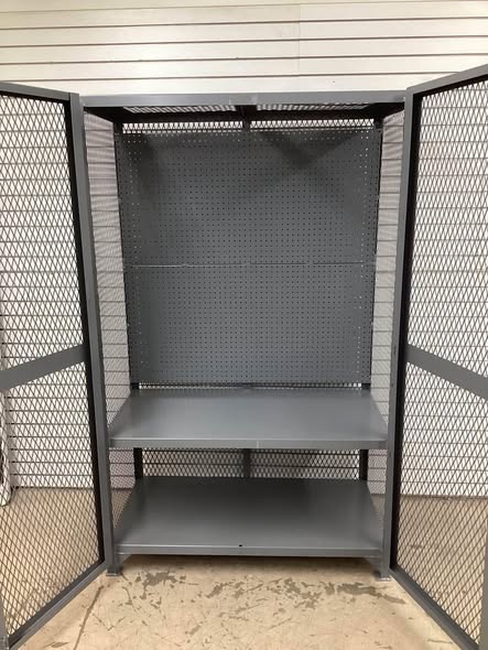 Little Giant Tool Storage Locker, w/Pegboard 24” x 48" x 78”