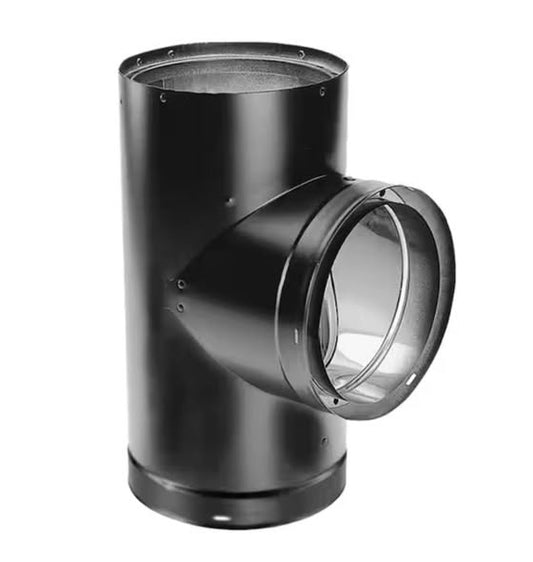 DuraVent Model DVL Double Wall Stove Pipe 6in. Diameter Double Wall Tee