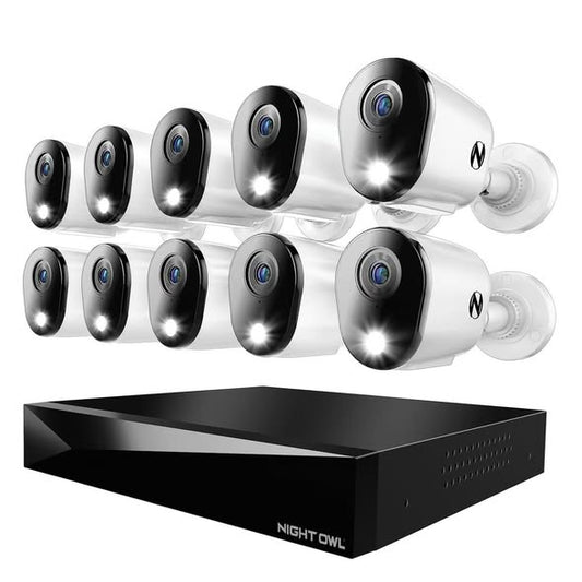 Night Owl 4K Cameras with 2TB DVR Security System, 10pk.