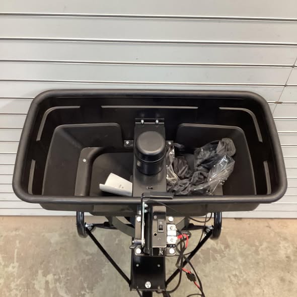 Field Tuff 12 Volt ATV Hitch-Mount Spreader - 125-Lb. Capacity, 16-Gallon Poly Hopper