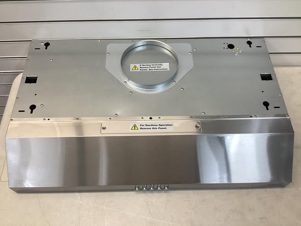 Vissani 30 in. 320 CFM Convertible Under Cabinet Range Hood in Stainless Steel
