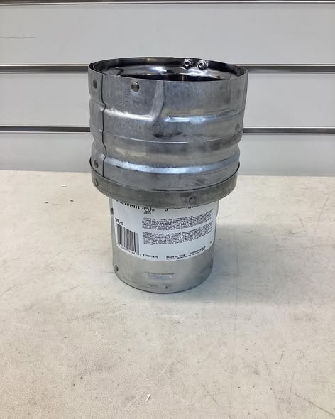 DuraVent PelletVent for Multi-Fuel 3in. To 4in. Diameter Increaser