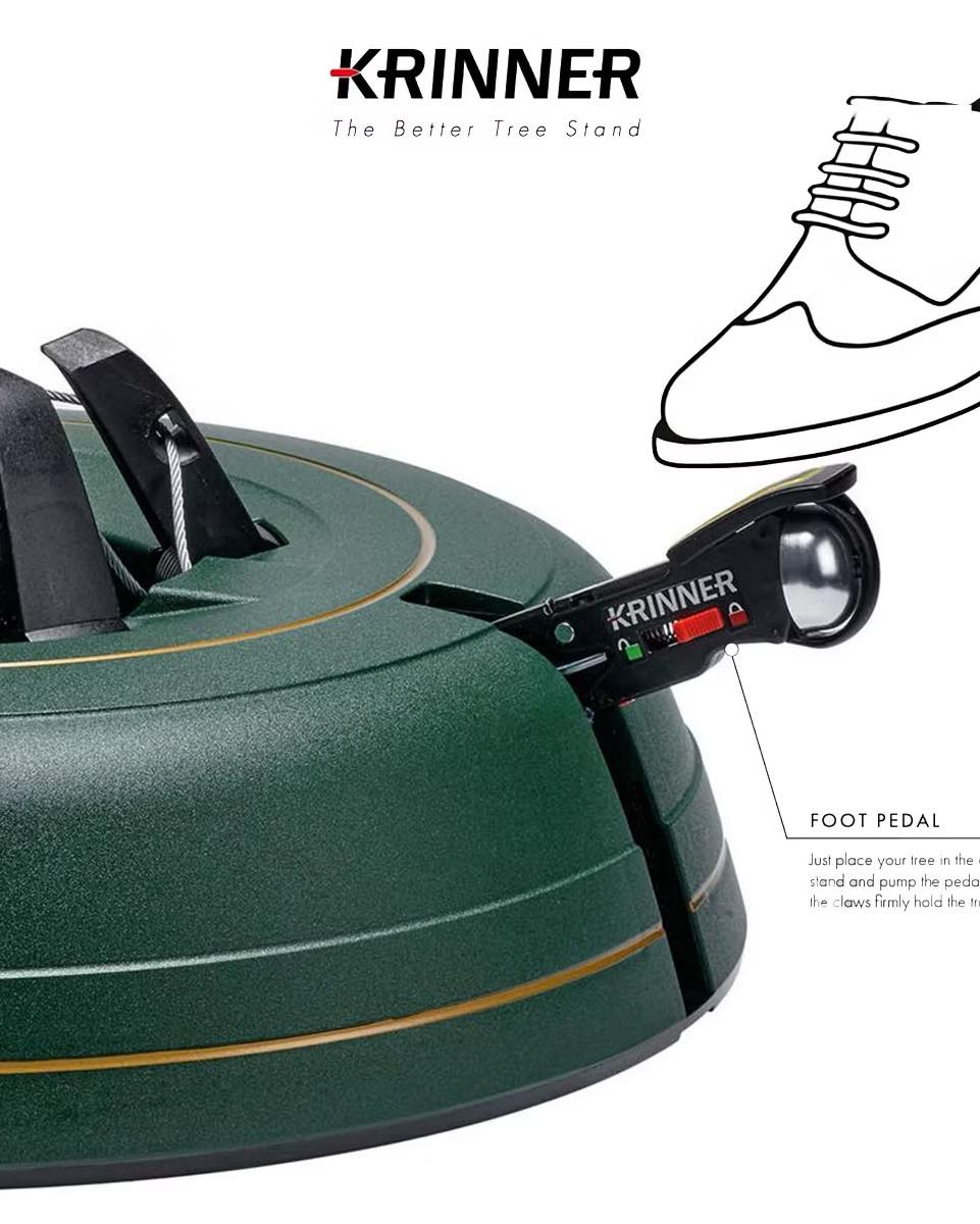 Krinner Tree Genie XXL Christmas Tree Stand, Green