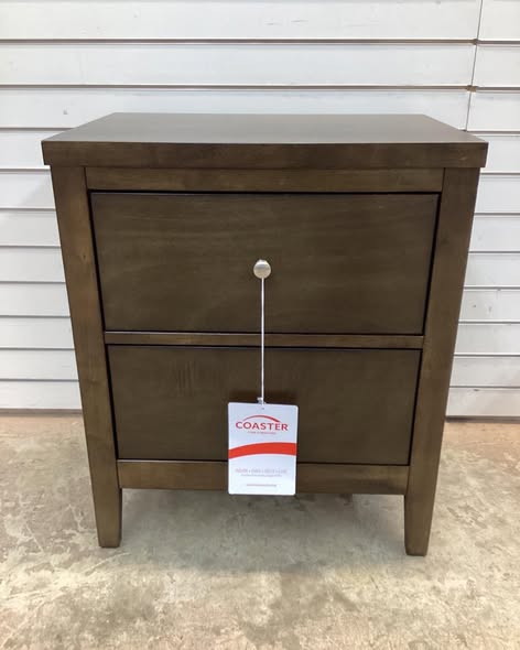 Coaster Wilkes Dark Cocoa 2-Drawer Nightstand Bedside Table