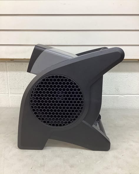 Lasko Pivoting 11.2 in. 3 Speed High Velocity Blower Fan for Home, Job Site in Gray, 375 CFM, 2 120V Outlets, Circuit Breaker